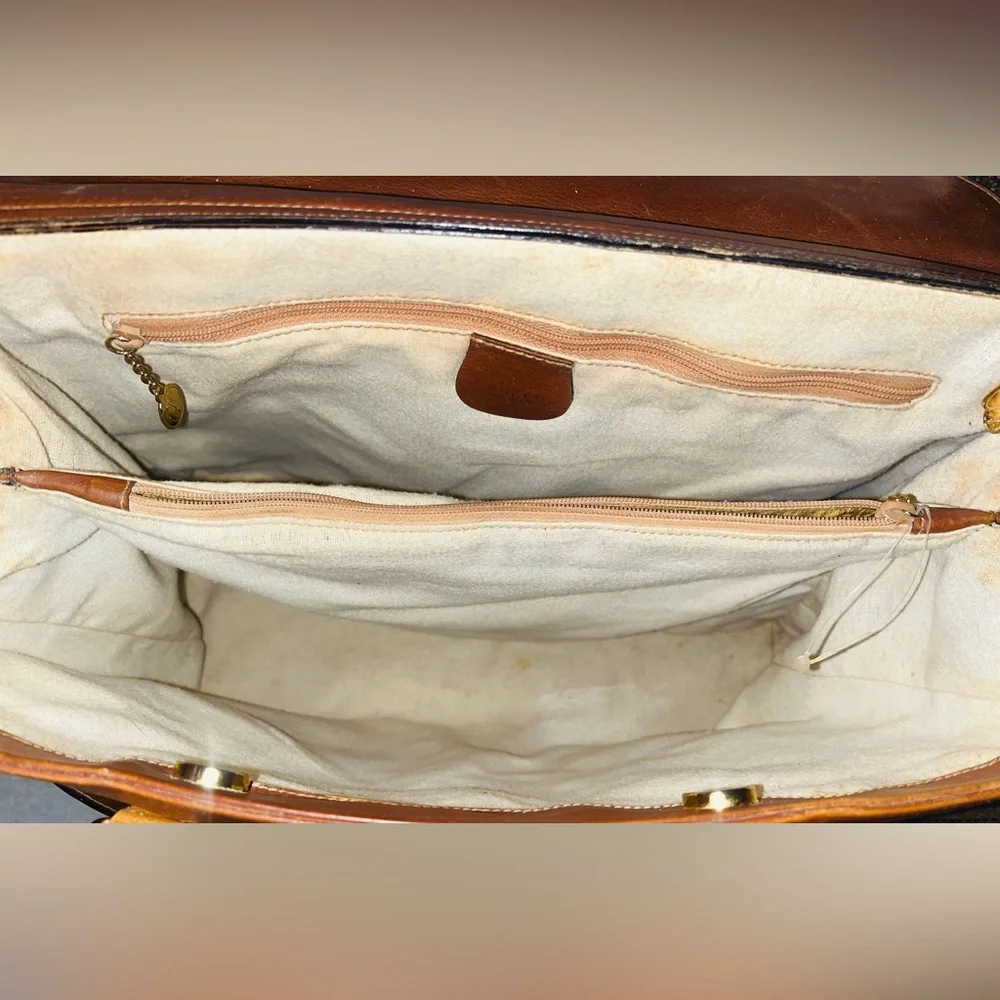 Gucci Bamboo Leather Tote/ Handbag - Picture 4 of 16